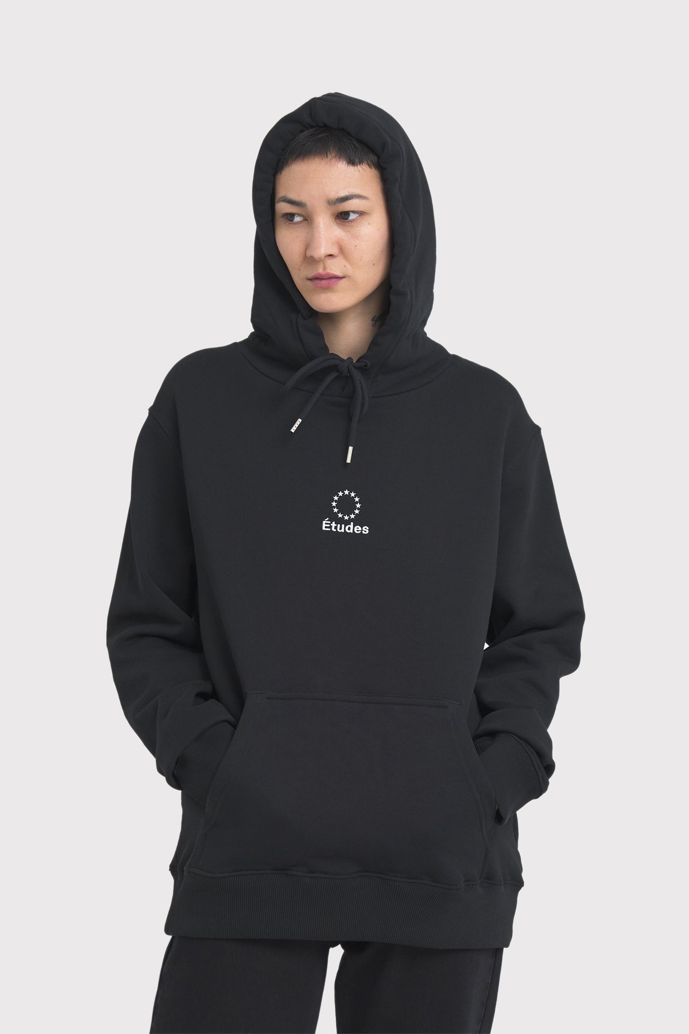 ÉTUDES KLEIN LOGO BLACK SWEATSHIRTS 3